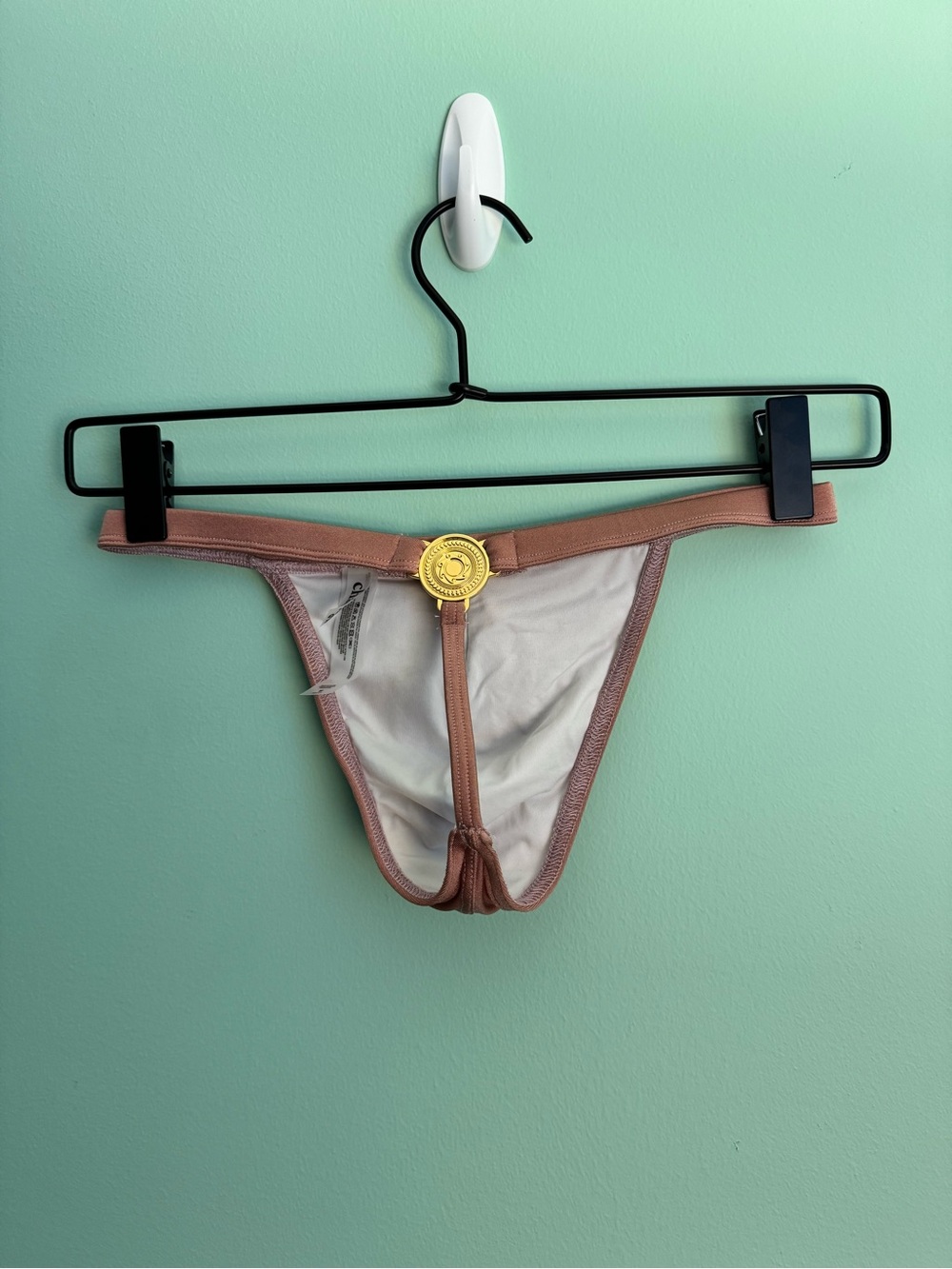 Men’s Charlie by MZ Greco Swim Thong in Rose Gold - Size Medium (31-32) - NWOT - Picture 2 of 6